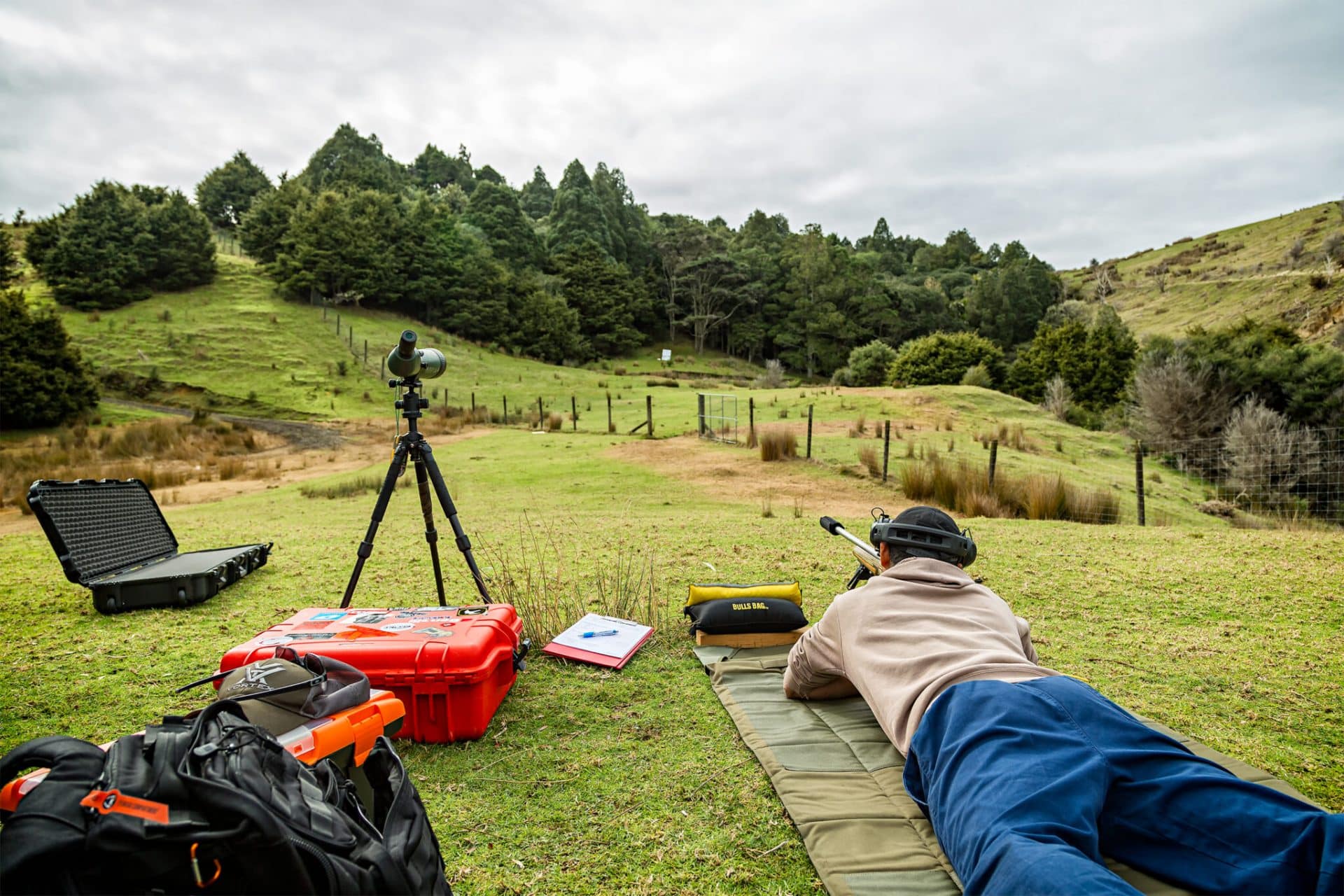 Practising at the Range